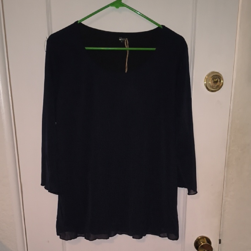 NWT Shana | Chic Blue Women's Blouse